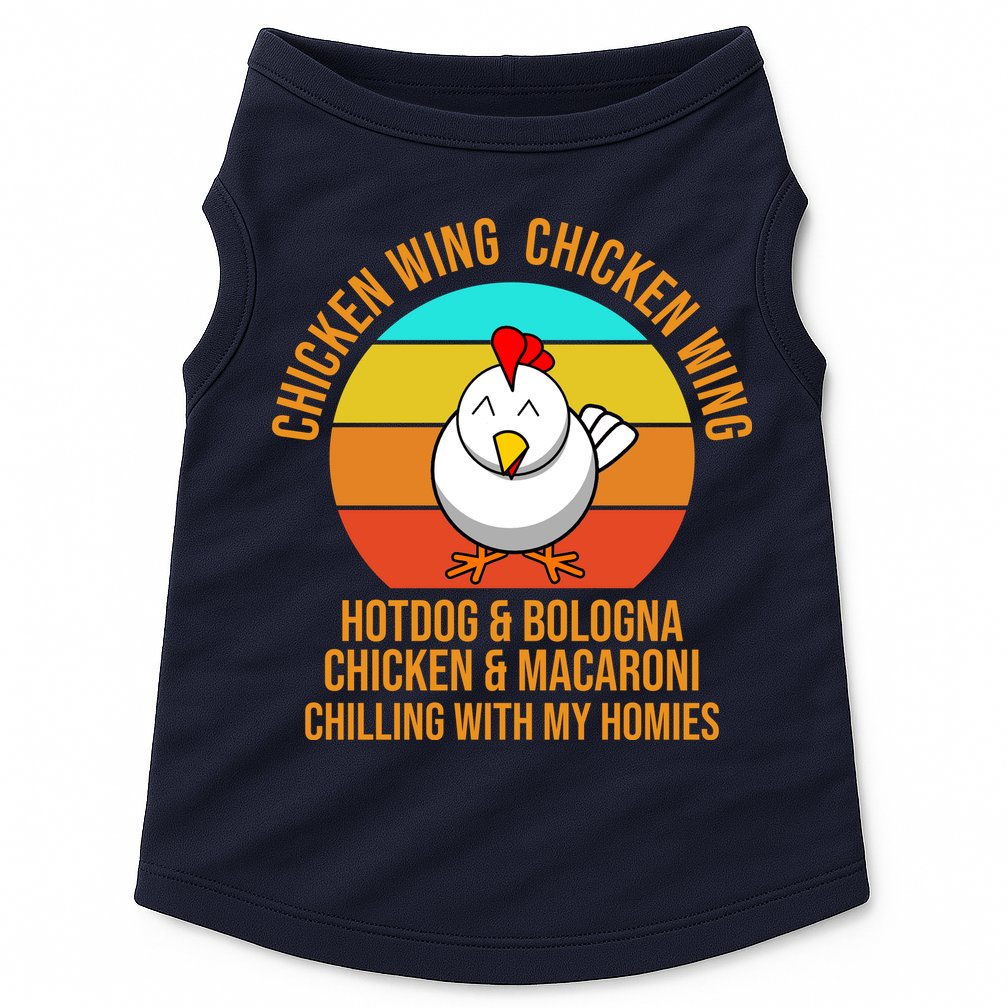 Chicken Wing Chicken Wing Hot Dog And Bologna Doggie Tank