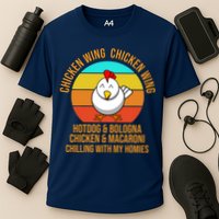 Chicken Wing Chicken Wing Hot Dog And Bologna Cooling Performance Crew T-Shirt