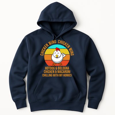 Chicken Wing Chicken Wing Hot Dog And Bologna Hoodie