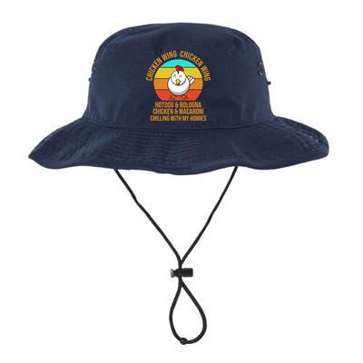 Chicken Wing Chicken Wing Hot Dog And Bologna Bucket Hat