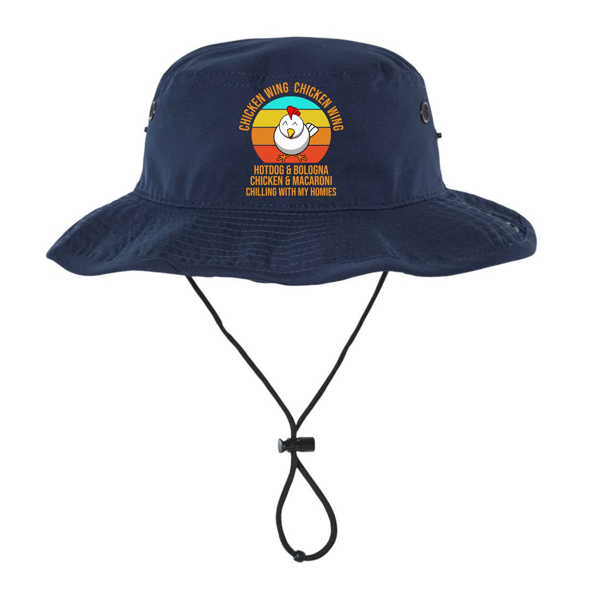 Chicken Wing Chicken Wing Hot Dog And Bologna Bucket Hat