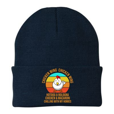 Chicken Wing Chicken Wing Hot Dog And Bologna Knit Cap Winter Beanie