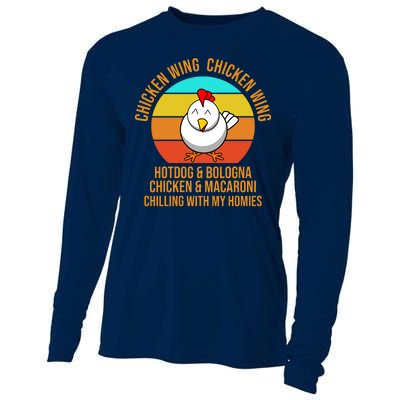 Chicken Wing Chicken Wing Hot Dog And Bologna Cooling Performance Long Sleeve Crew