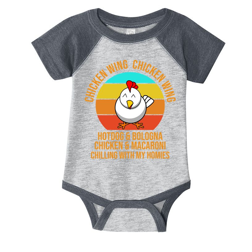 Chicken Wing Chicken Wing Hot Dog And Bologna Infant Baby Jersey Bodysuit