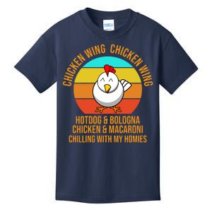 Chicken Wing Chicken Wing Hot Dog And Bologna Kids T-Shirt