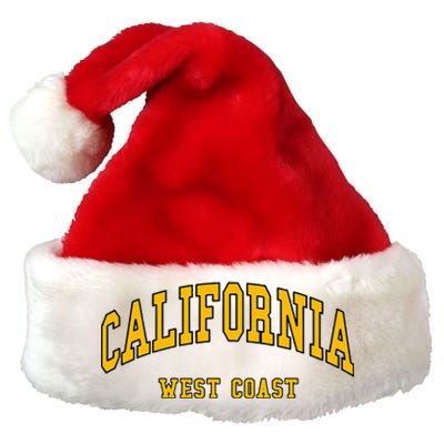 California West Coast Throwback Design Classic Premium Christmas Santa Hat