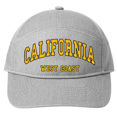 California West Coast Throwback Design Classic 7-Panel Snapback Hat