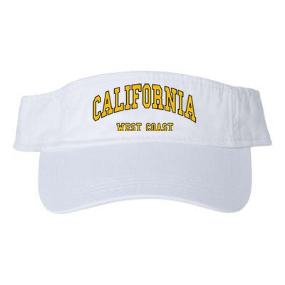 California West Coast Throwback Design Classic Valucap Bio-Washed Visor