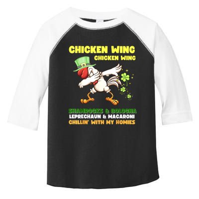 Chicken Wing Chicken Wing Song Hot Dog Bologna St Pattys Day Toddler Fine Jersey T-Shirt