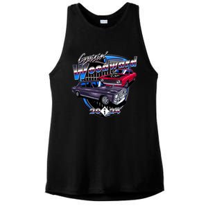 Cruisin Woodward Classic Cars 2024 Ladies PosiCharge Tri-Blend Wicking Tank