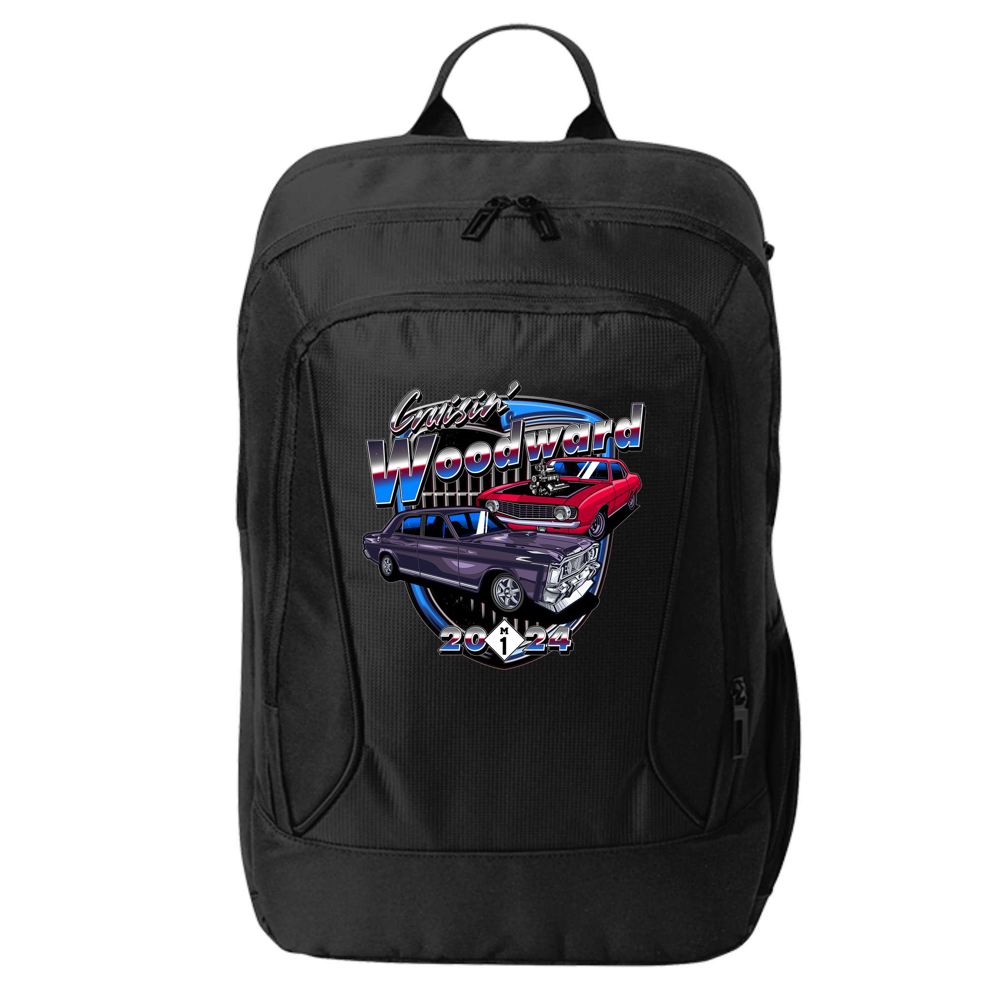 Cruisin Woodward Classic Cars 2024 City Backpack