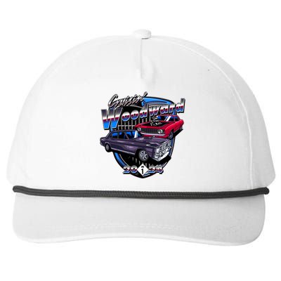 Cruisin Woodward Classic Cars 2024 Snapback Five-Panel Rope Hat