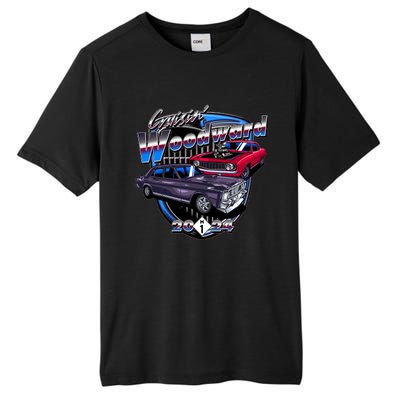 Cruisin Woodward Classic Cars 2024 Tall Fusion ChromaSoft Performance T-Shirt