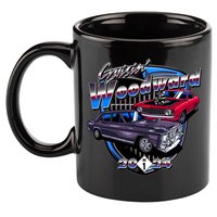 Cruisin Woodward Classic Cars 2024 11oz C Handle Ceramic Mug