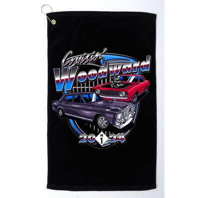 Cruisin Woodward Classic Cars 2024 Golf Towel