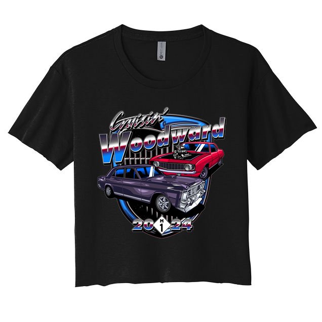 Cruisin Woodward Classic Cars 2024 Crop Top
