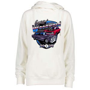 Cruisin Woodward Classic Cars 2024 Womens Funnel Neck Pullover Hood