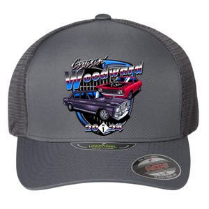 Cruisin Woodward Classic Cars 2024 Flexfit Unipanel Trucker Cap