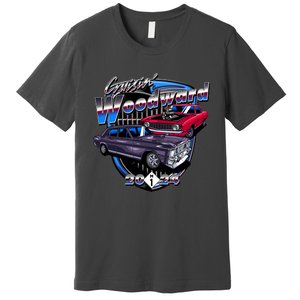 Cruisin Woodward Classic Cars 2024 Premium T-Shirt