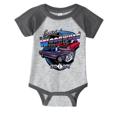 Cruisin Woodward Classic Cars 2024 Infant Baby Jersey Bodysuit