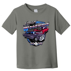 Cruisin Woodward Classic Cars 2024 Toddler T-Shirt