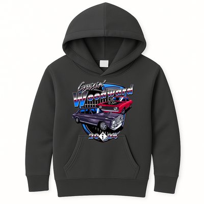 Cruisin Woodward Classic Cars 2024 Kids Hoodie