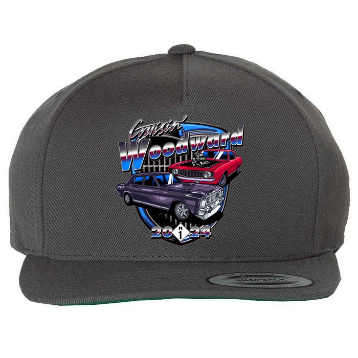 Cruisin Woodward Classic Cars 2024 Wool Snapback Cap