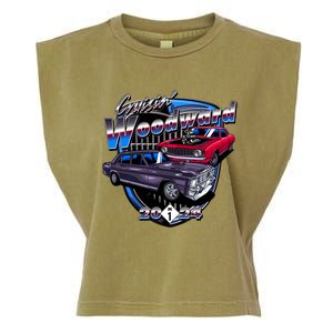 Cruisin Woodward Classic Cars 2024 Garment-Dyed Women's Muscle Tee