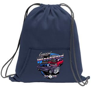 Cruisin Woodward Classic Cars 2024 Sweatshirt Cinch Pack Bag