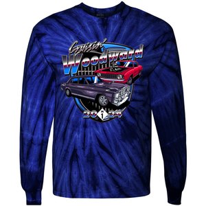 Cruisin Woodward Classic Cars 2024 Tie-Dye Long Sleeve Shirt