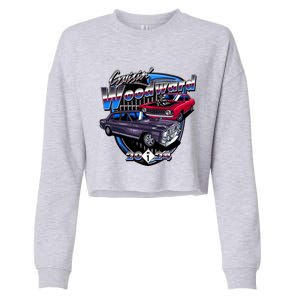 Cruisin Woodward Classic Cars 2024 Cropped Pullover Crew