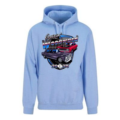 Cruisin Woodward Classic Cars 2024 Unisex Surf Hoodie