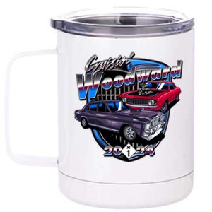 Cruisin Woodward Classic Cars 2024 12 oz Stainless Steel Tumbler Cup