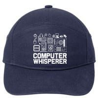 Computer Whisperer 7-Panel Snapback Hat