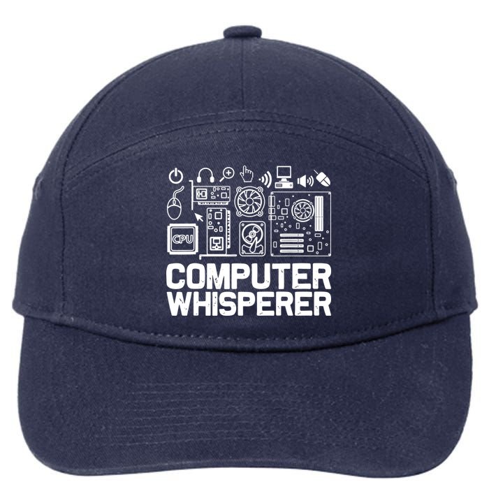 Computer Whisperer 7-Panel Snapback Hat