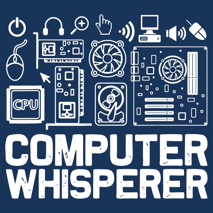 Computer Whisperer 7-Panel Snapback Hat