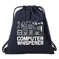Computer Whisperer Drawstring Bag