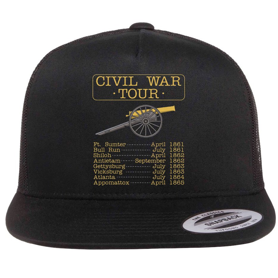 Civil War Civil War Reenactment Flat Bill Trucker Hat