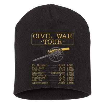 Civil War Civil War Reenactment Short Acrylic Beanie