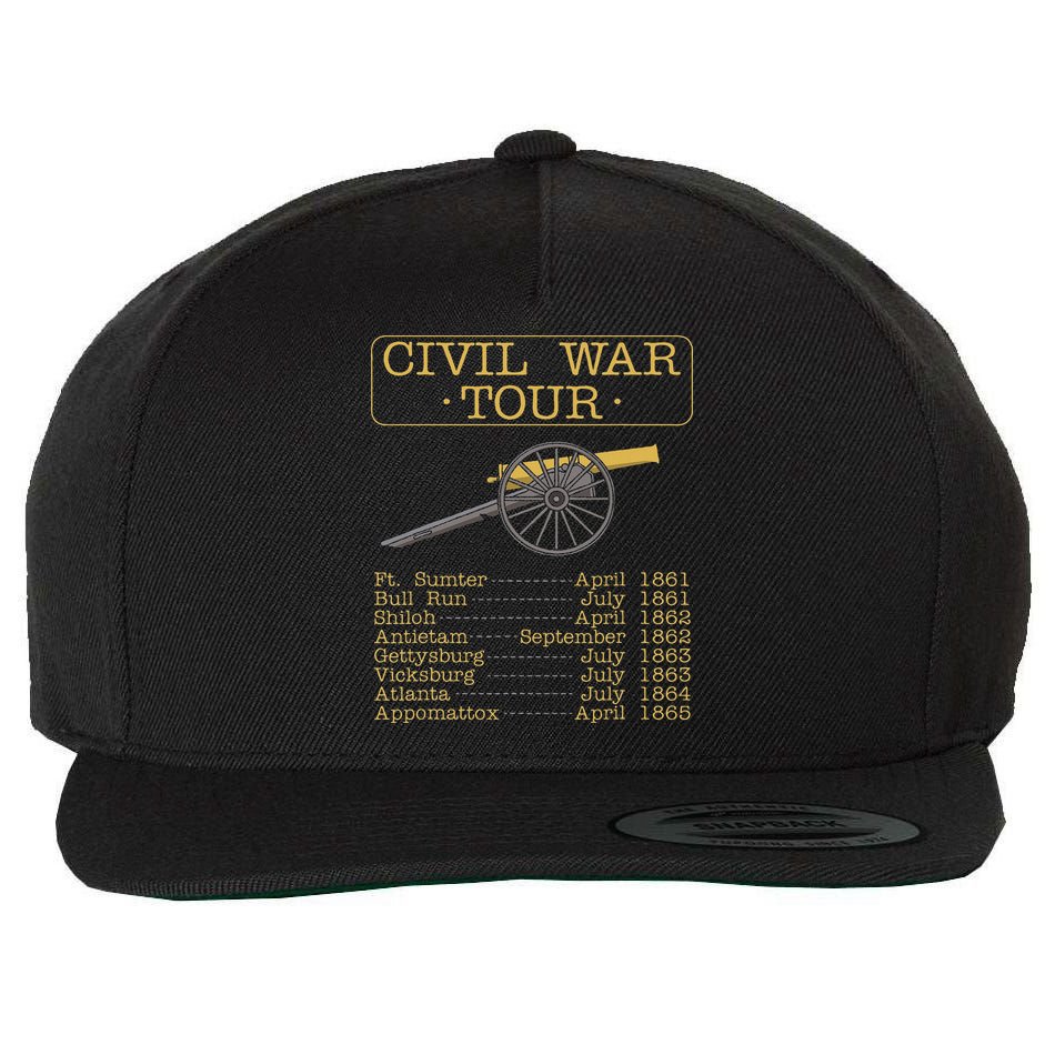 Civil War Civil War Reenactment Wool Snapback Cap