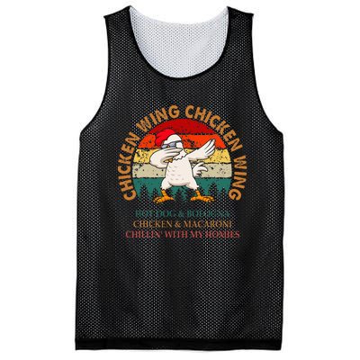 Chicken Wing Chicken Wing Hot Dog Bologna Macaroni Mesh Reversible Basketball Jersey Tank