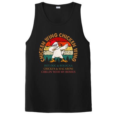 Chicken Wing Chicken Wing Hot Dog Bologna Macaroni PosiCharge Competitor Tank