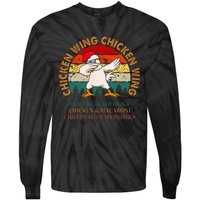 Chicken Wing Chicken Wing Hot Dog Bologna Macaroni Tie-Dye Long Sleeve Shirt