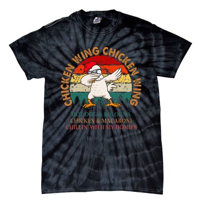 Chicken Wing Chicken Wing Hot Dog Bologna Macaroni Tie-Dye T-Shirt