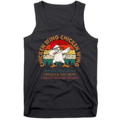 Chicken Wing Chicken Wing Hot Dog Bologna Macaroni Tank Top