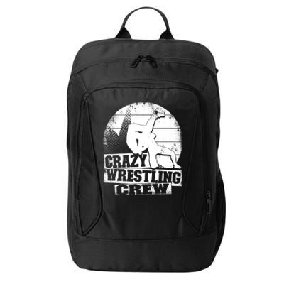 Crazy Wrestling Crew Wrestle Wrestler City Backpack