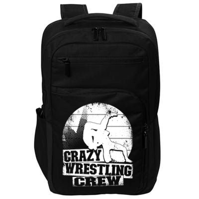 Crazy Wrestling Crew Wrestle Wrestler Impact Tech Backpack