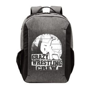 Crazy Wrestling Crew Wrestle Wrestler Vector Backpack