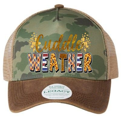 Cuddle Weather Cute Fall Pattern Legacy Tie Dye Trucker Hat