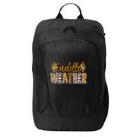Cuddle Weather Cute Fall Pattern City Backpack